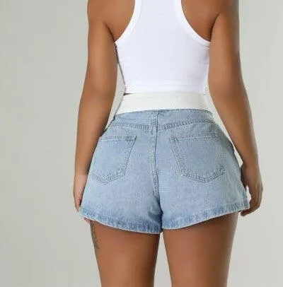 "Heather" Denim Shorts