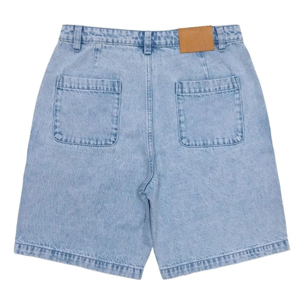 RipNDip LA BREA DENIM SHORTS-BLUE