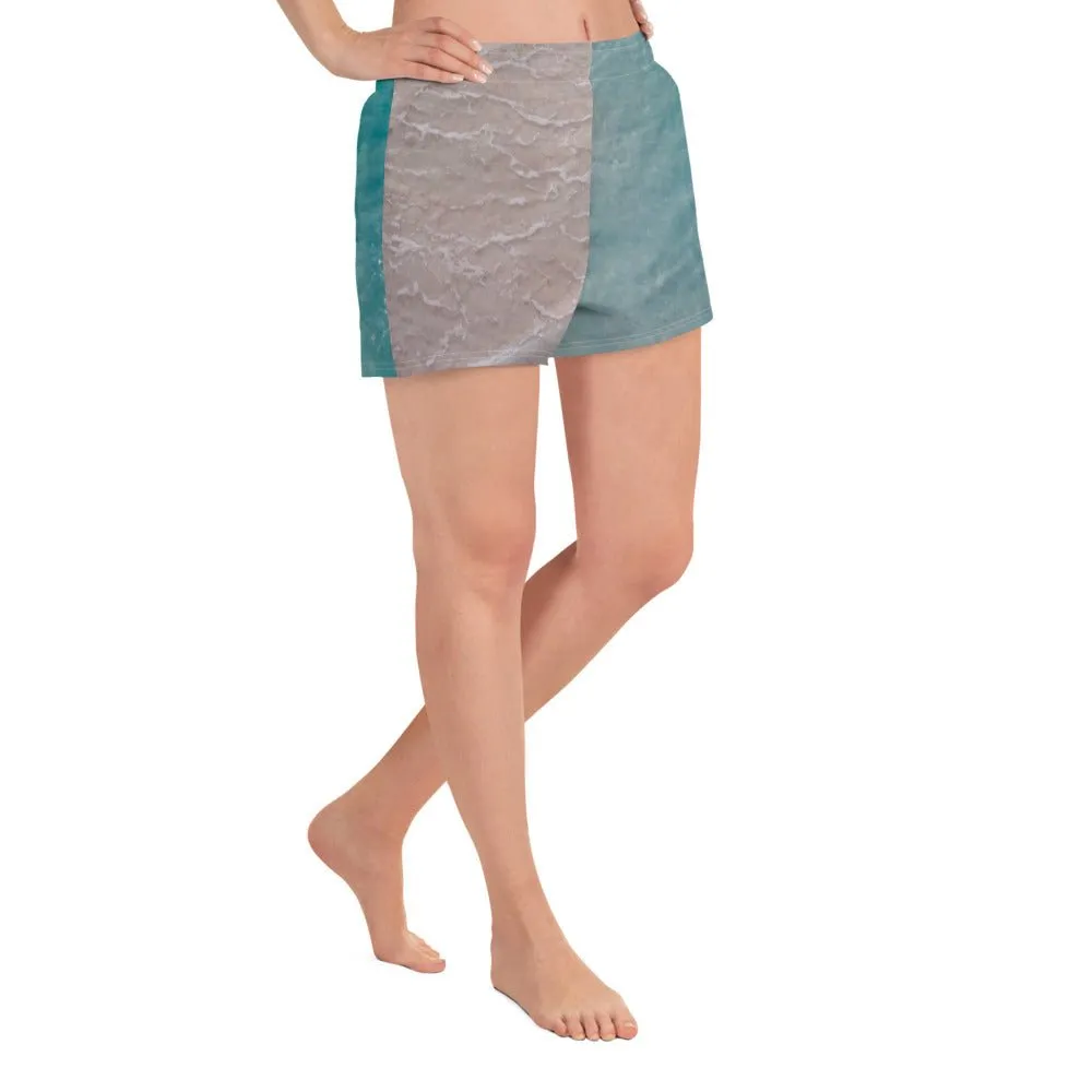 Split Ocean Women's Eco Athletic Short Shorts XT