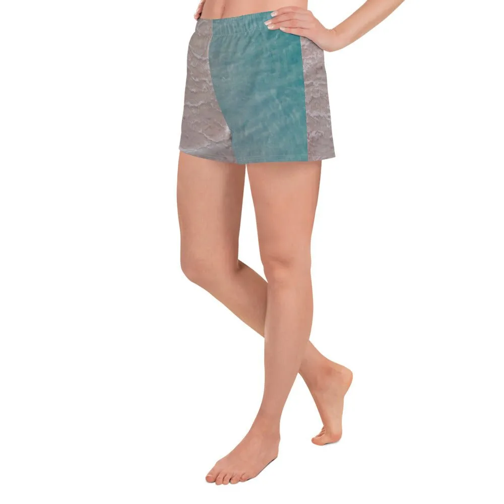 Split Ocean Women's Eco Athletic Short Shorts XT