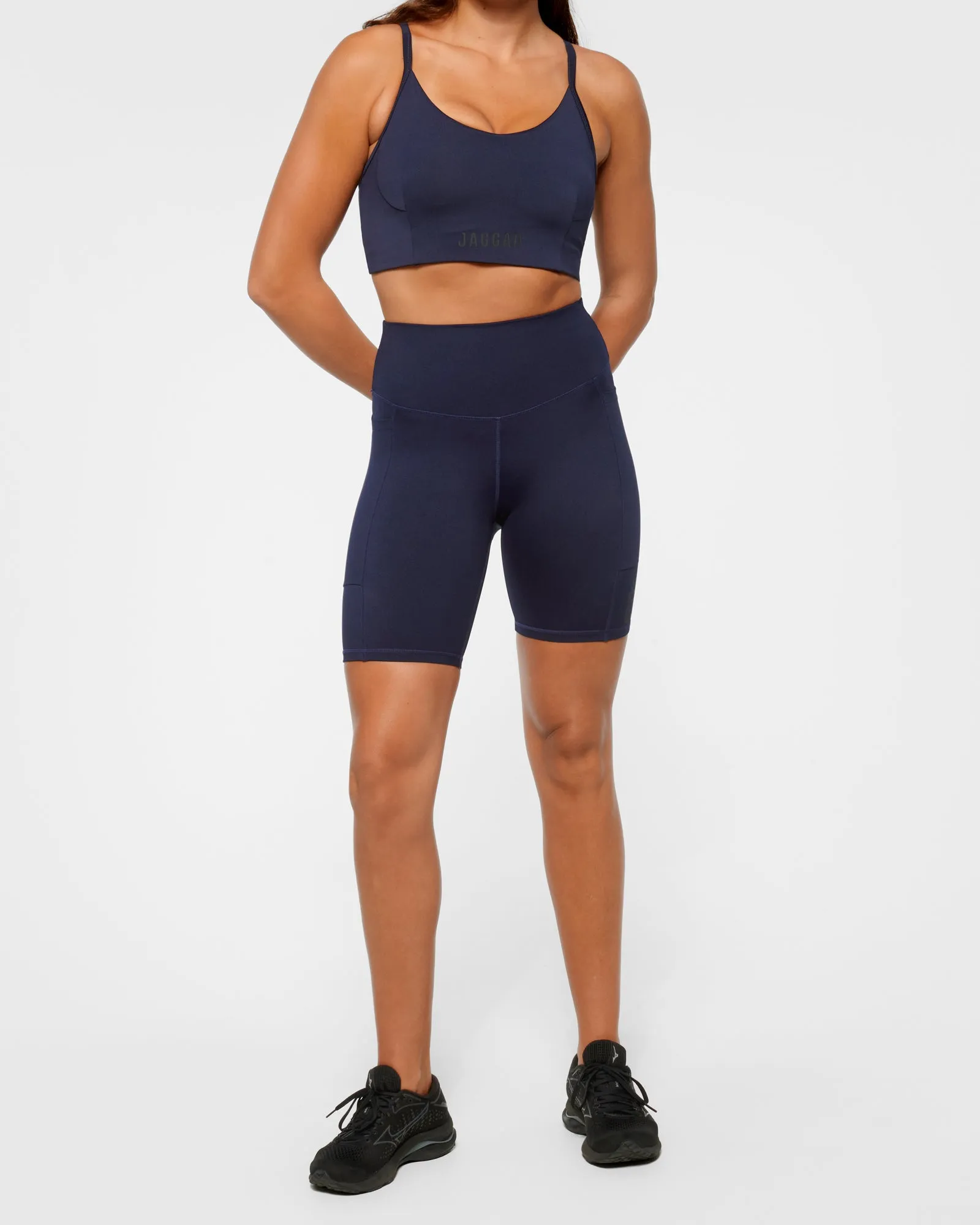 STACK HIGH WAIST SPIN SHORT NAVY