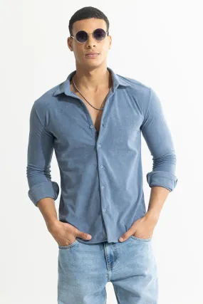 Suede Pulse Blue Shirt