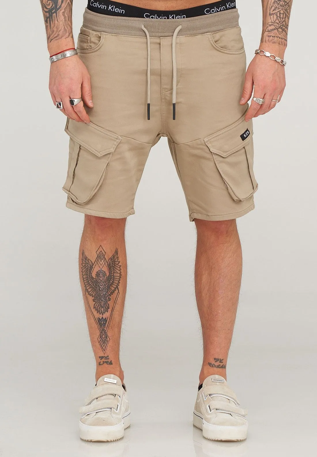 Sweat-Shorts Cargo GF-79039 Beige