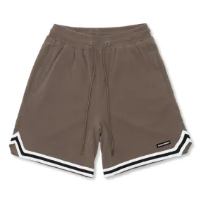 TEAMJOINED JOINED VINTAGE CORDUROY SHORTS-DUSTY KHAKI