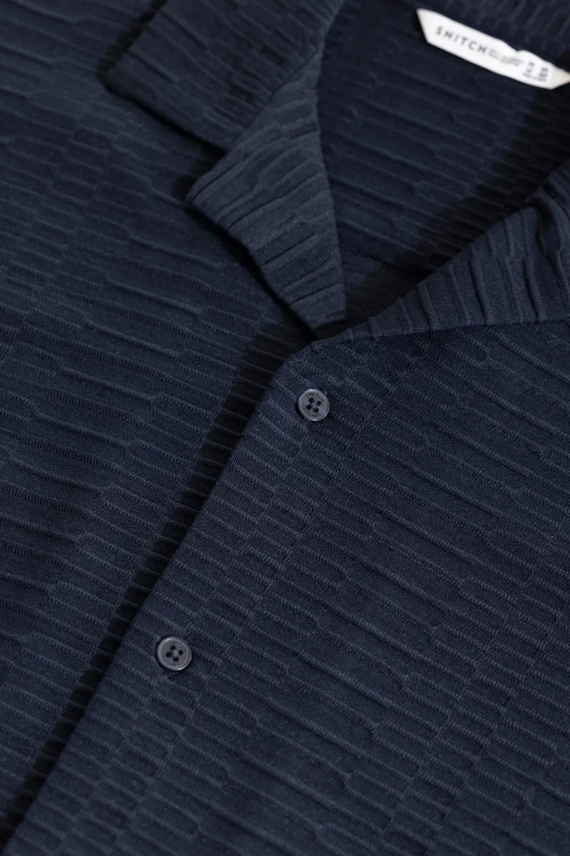 Varying Lines Navy Shirt