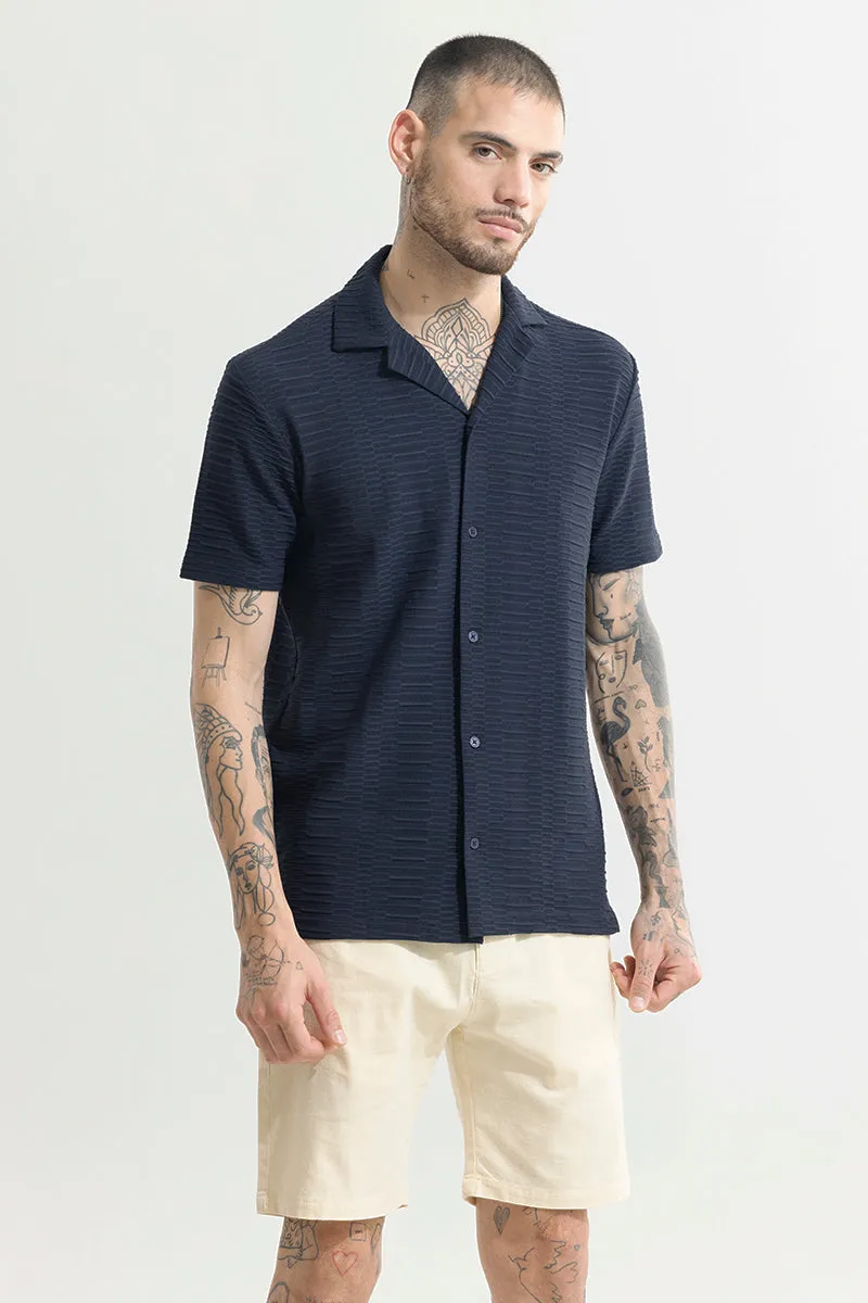 Varying Lines Navy Shirt