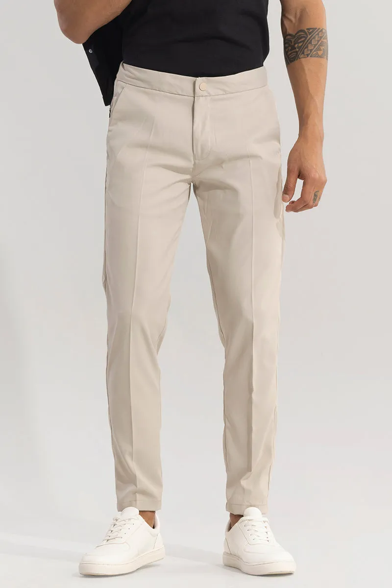 VogueVista Beige Chinos