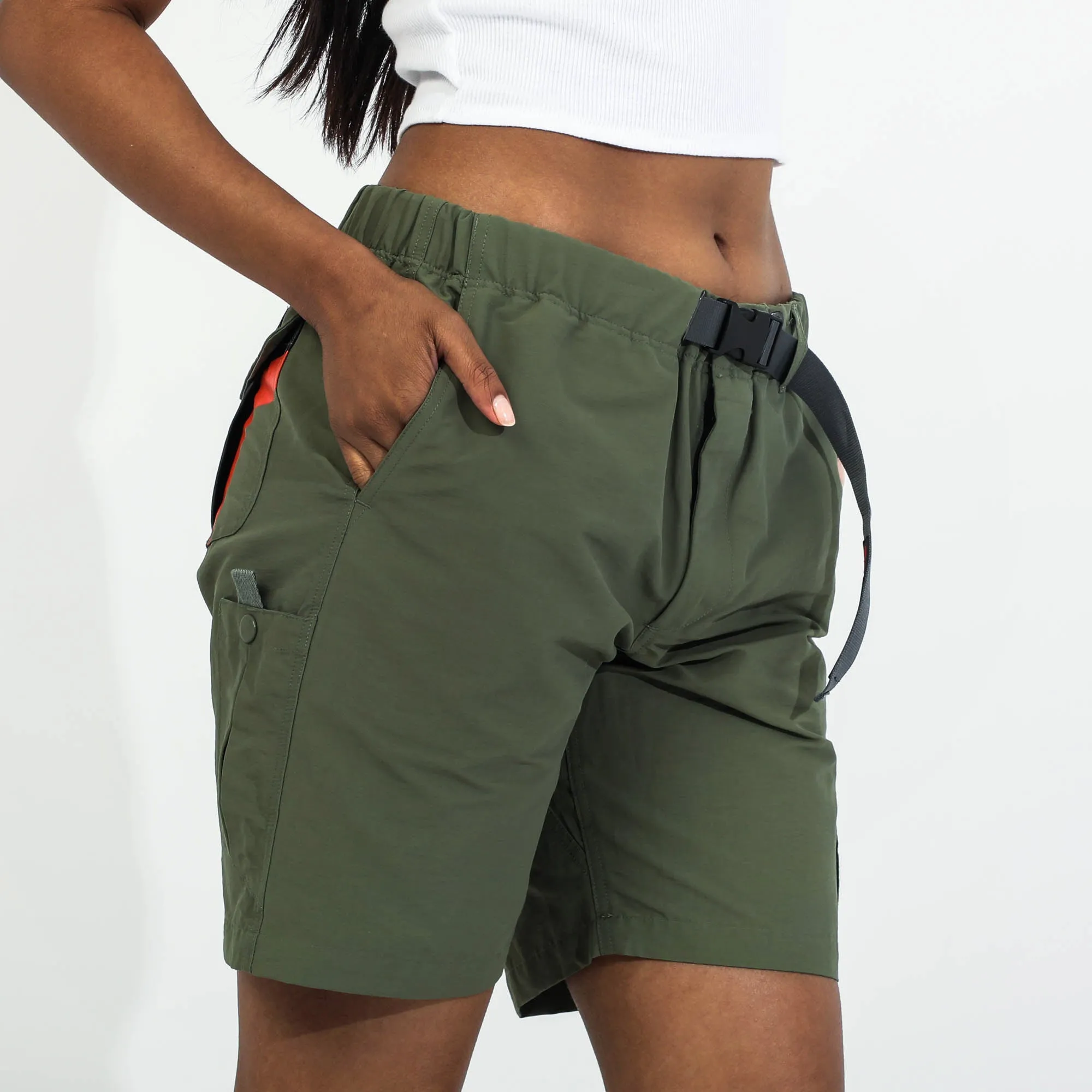 Warriors of Mandalore Olive Green Belted Cargo Shorts