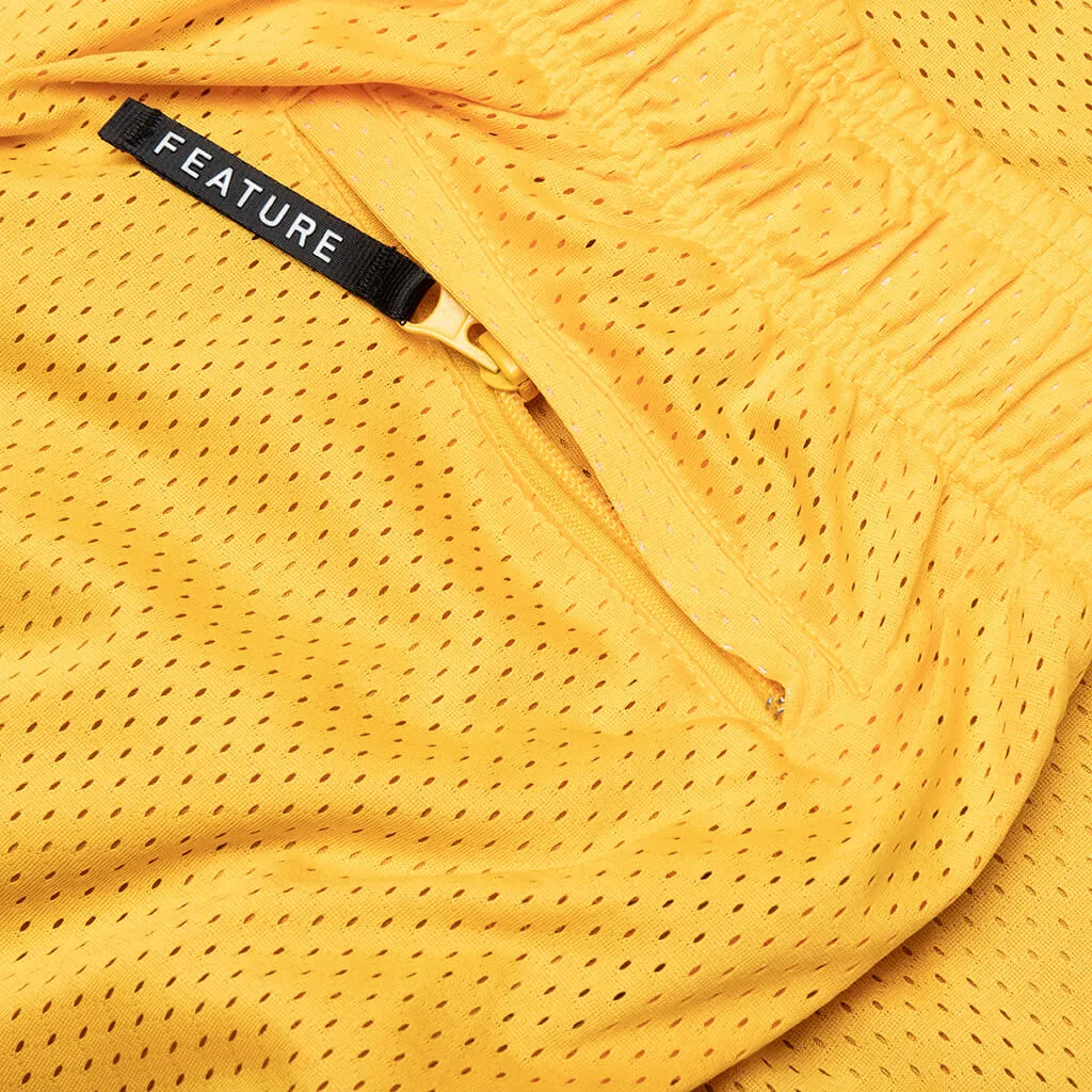 West Mesh Shorts - Yellow