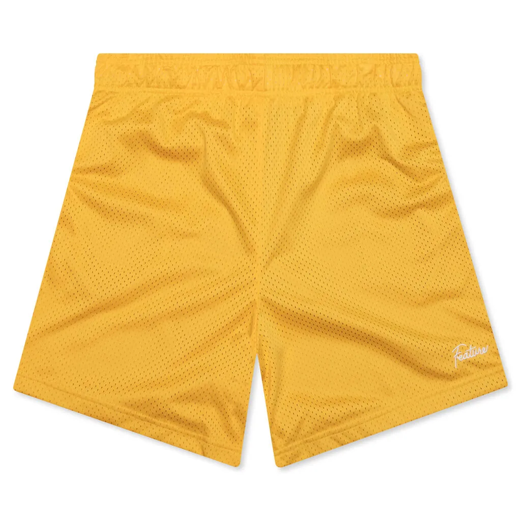 West Mesh Shorts - Yellow