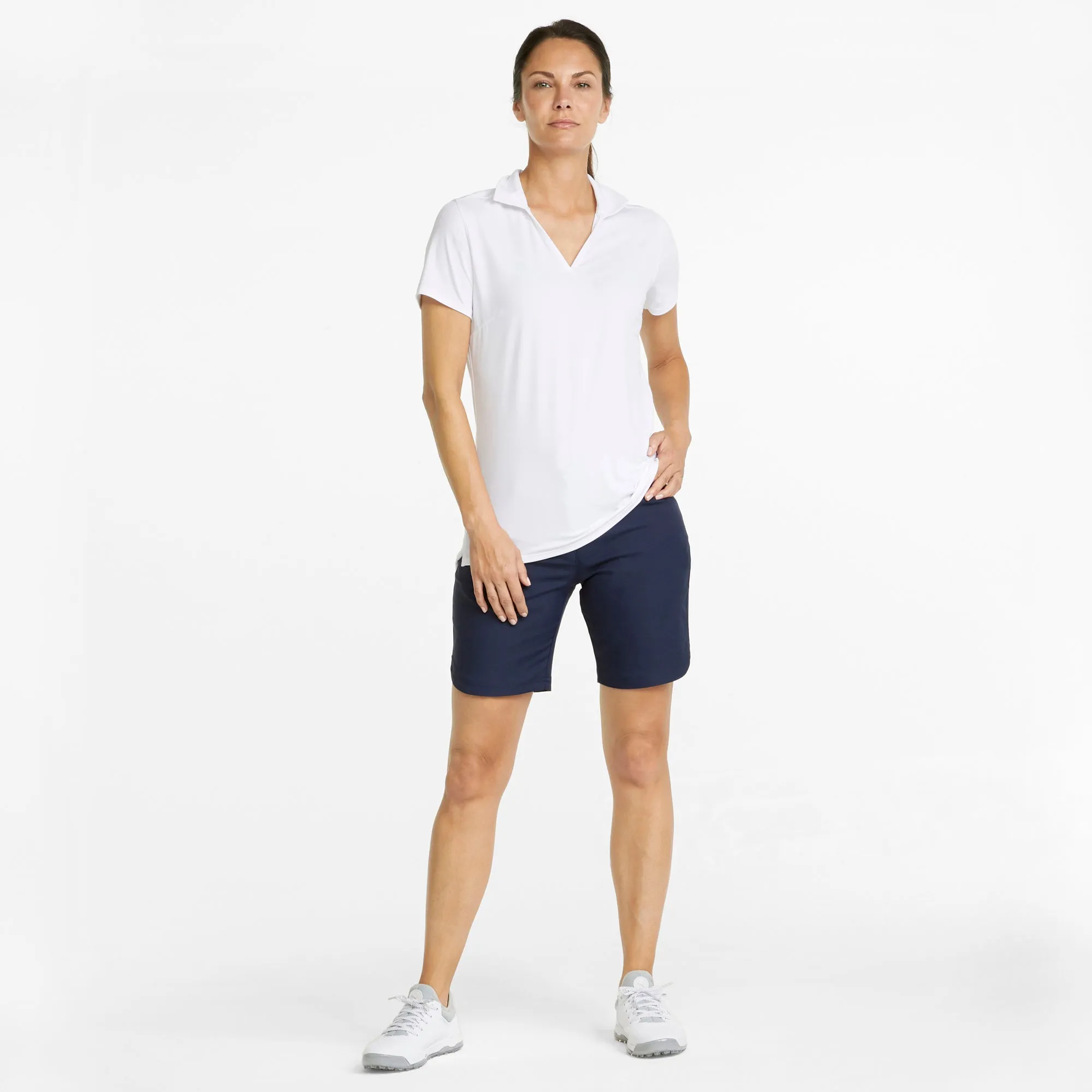 Women's Bermuda Golf Shorts | Navy Blazer