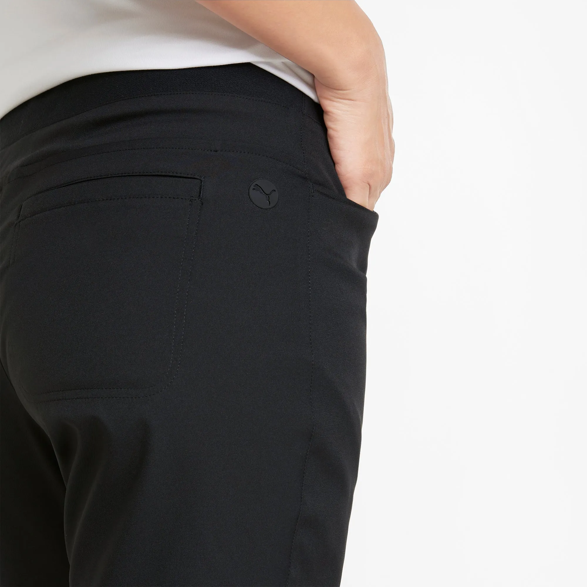 Women's Bermuda Golf Shorts | Puma Black