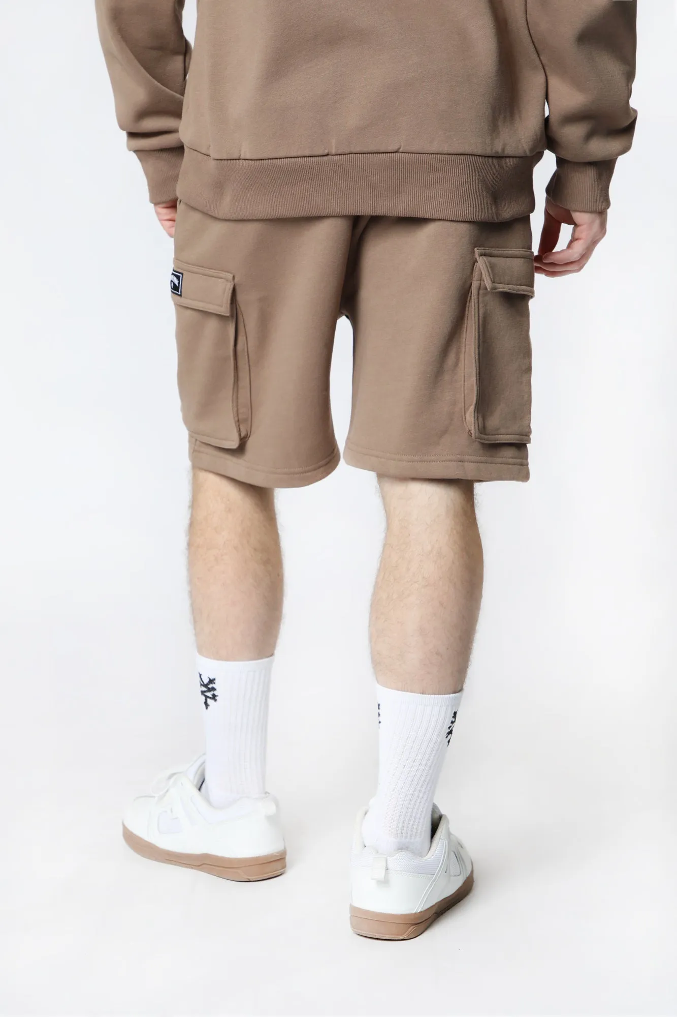 Zoo York Mens Fleece Cargo Shorts